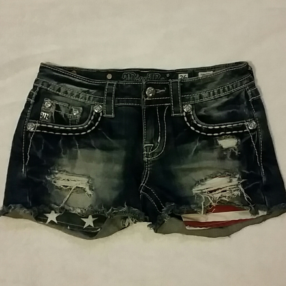 MissMe Blue jean shorts
